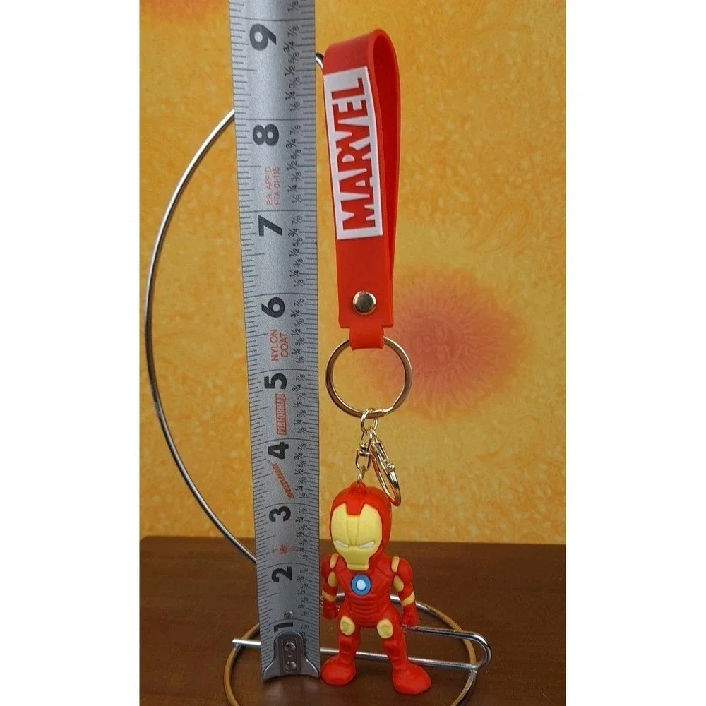 Avengers Marvel Iron Man 3D PVC Keychain Backpack Clip New 8